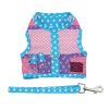 Cool Mesh Dog Harness Under the Sea Collection - Pink and Blue Flip Flop